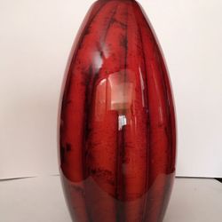 Hampstead Ellippo Zebrano Red Glass