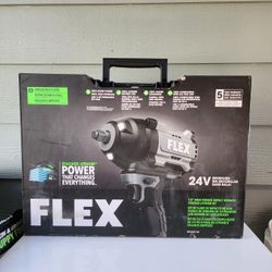 Flex 24V High Torque Impact 1/2 Inch Kit