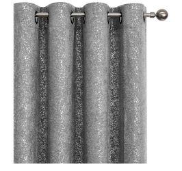 Silver/Gray Shimmering Curtain
