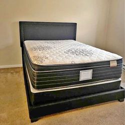 ✅ Queen Size Bed Set with Base | Fast Delivery and Cash on Delivery