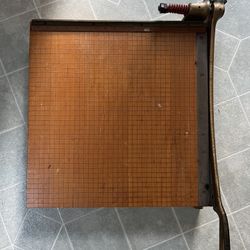 Vintage IDEAL Ingento Paper Cutter – Heavy-Duty & Super Sharp
