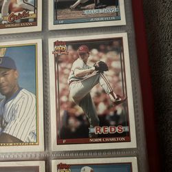 1991 Norm Charlton Topps #309 baseball card Cincinnati Reds  #baseball #NormCharlton