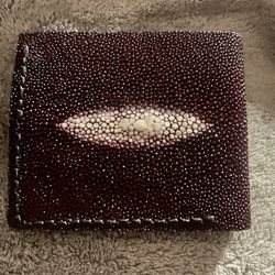 Real Authentic Leather Stringray Wallet 