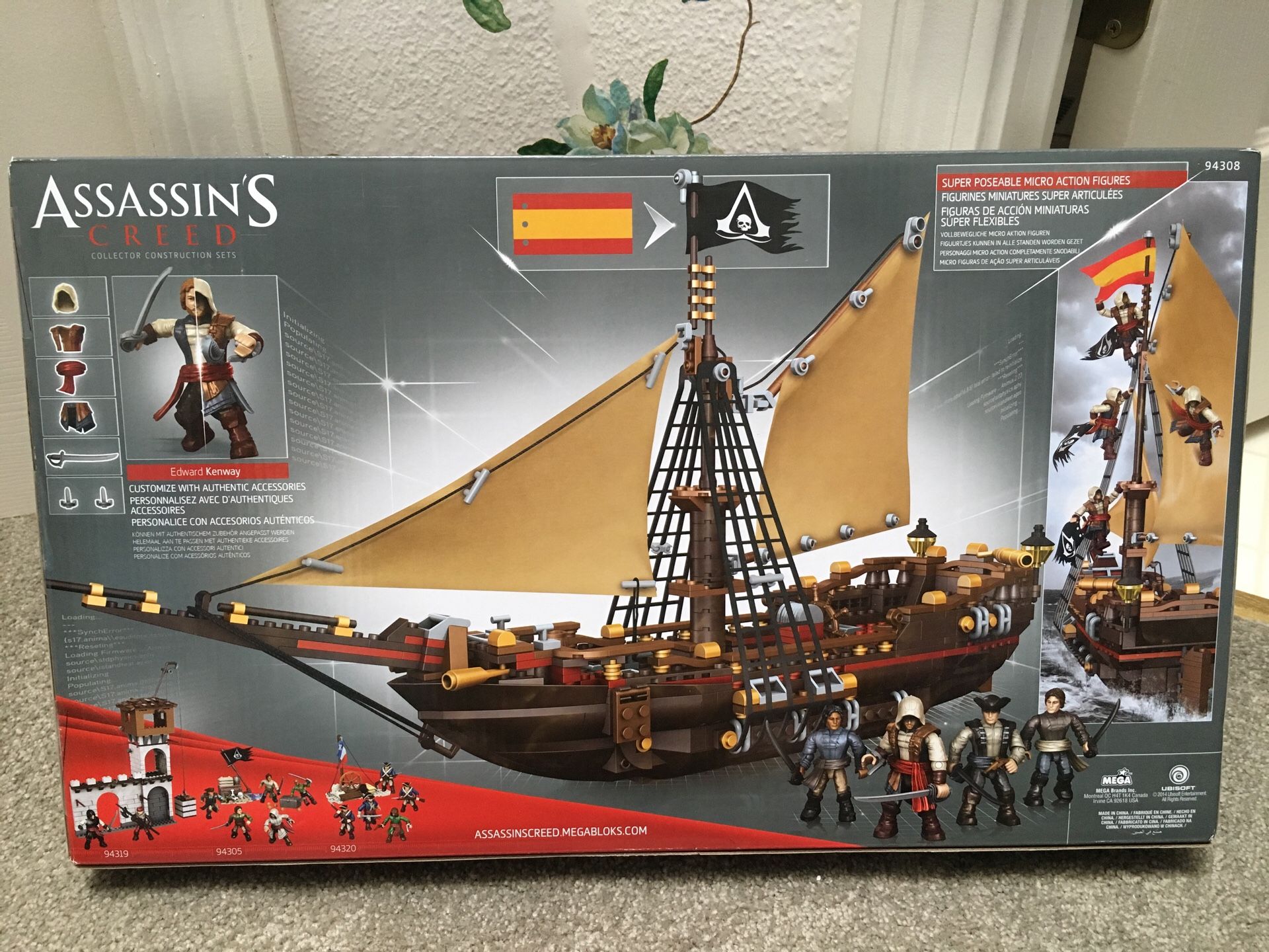 Mega bloks assassin's creed gunboat best sale takeover