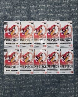 10 SEALED One piece x Round 1 promo packs