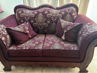 Love seat and couch carpet