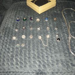 Lot Of Pandora Jewelry 