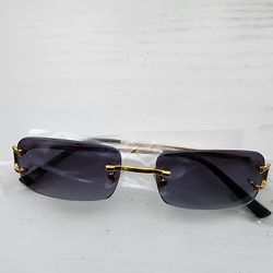 Fashion Rimless Glasses 