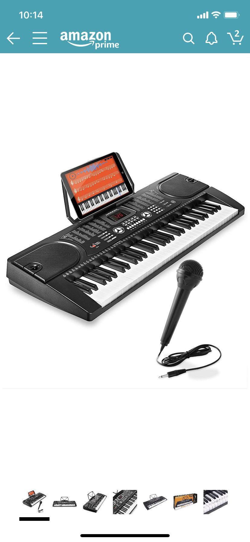 Hamzer 61-Key Digital Music Keyboard
