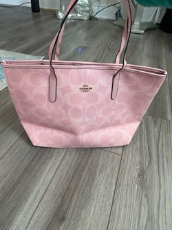 Pink coach bag