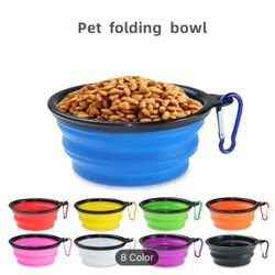 Pet Bowl For Cat & Dog, Silicone Food Bowl For Outdoor, Portable & Foldable Travel Water Food Bowl For Pet