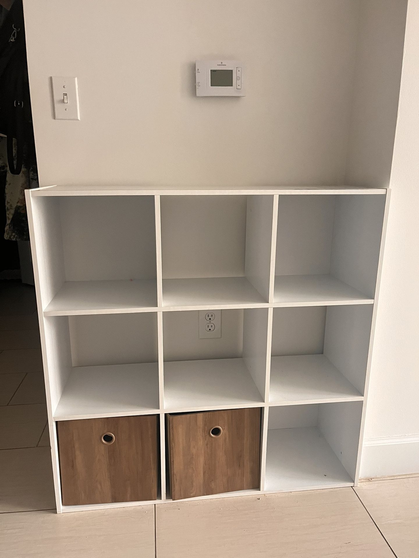 9 Cube Organizer Shelf White 