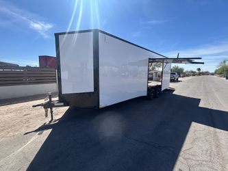 8.5 X 24ft Plus V Nose Enclosed Trailer 