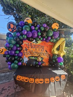 Halloween backdrop