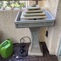 Fountain With New Motor.