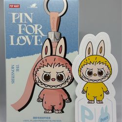 Pin for Love “P” Vinyl Plush Pendant LABUBU The Monsters
