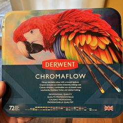 Derwent 72 Count Chromaflow Set NEW