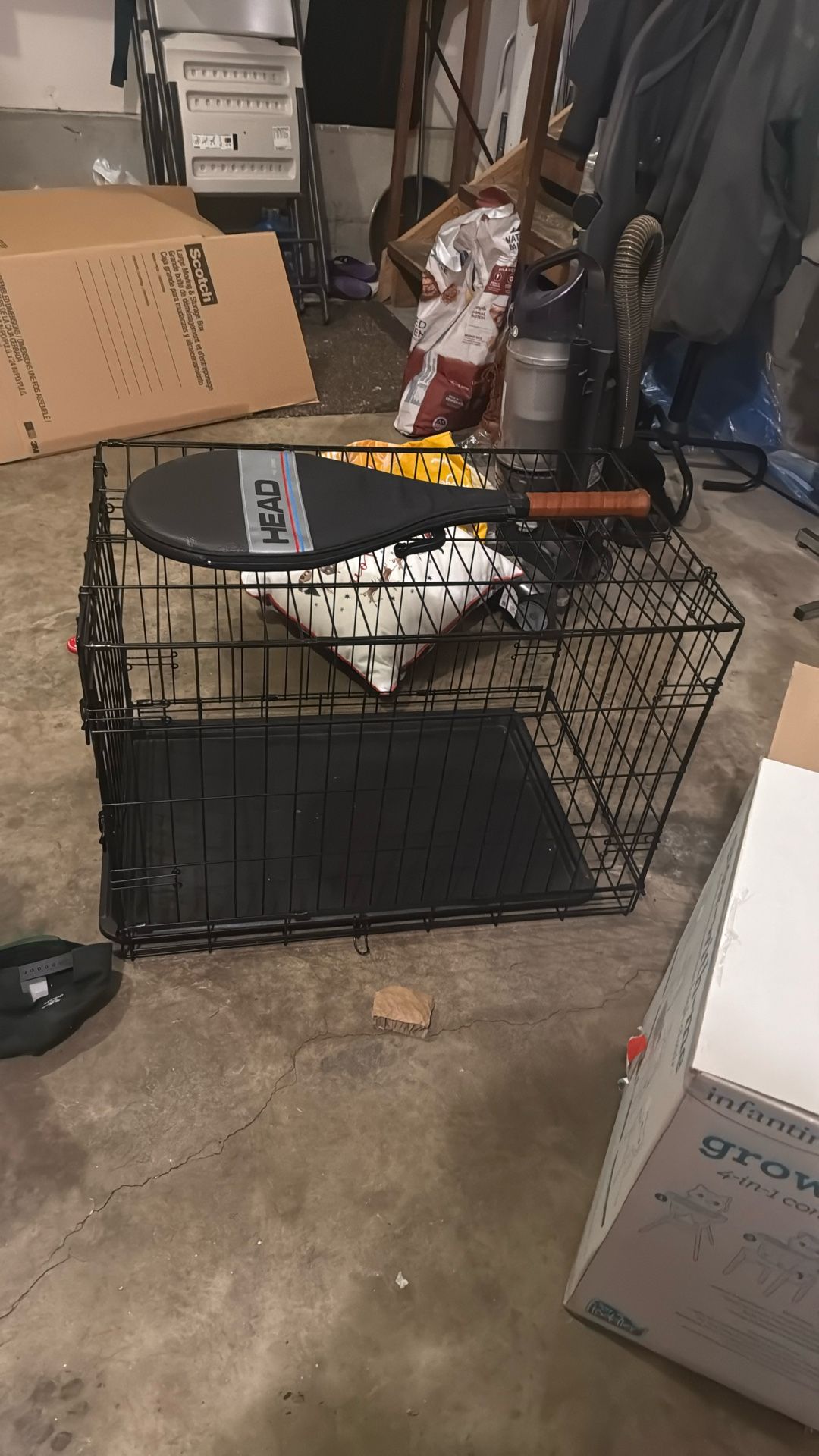 Folding Dog Cage/Crate, 30" L X 19.1" W X 21.5" H