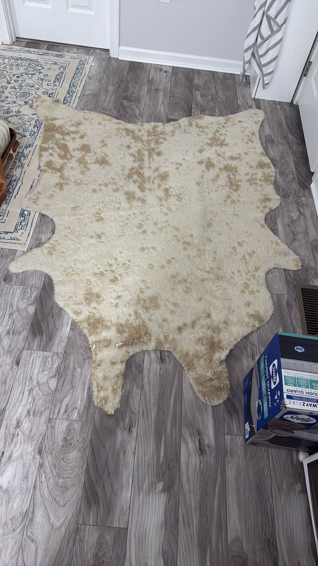 Modern Fake Fur Rug 