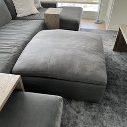 Restoration Hardware cloud ottoman