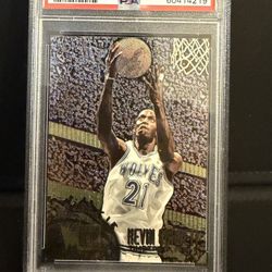 1995 Fleer Metal Rookie Card PSA 9