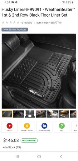 14-20 jeep cherokee front and rear , Husky weather beater floor liners. And cargo area. Black new