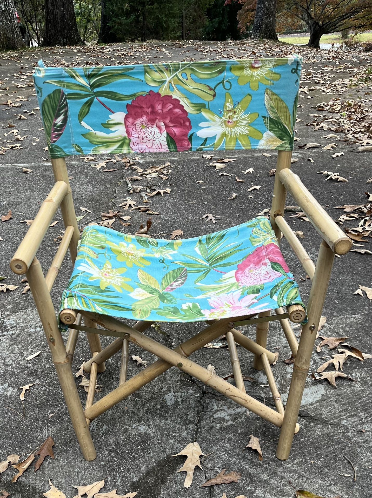 BAMBOO DIRECTOR FOLDING CHAIR