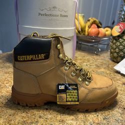 Caterpillar  Brand New Brown Steel Toe Original Shoes No Box Size 7.5 Men  