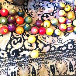Vintage Bakelite Billiard Balls