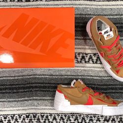 Sacai Blazer Low British Tan: Size 9