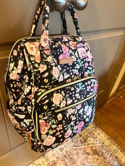 Floral large backpack