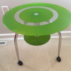 Brand New Two Layers Of Glass Table 