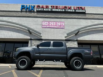 toyota tacoma wheels tires leveling & lift kits accessories lights side steps bed covers intakes installations alignments (we finance)