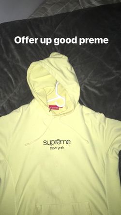 Supreme Classic Hoodie Yellow