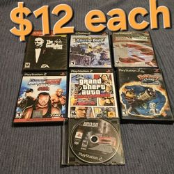 Playstation 2 Ps2 Games $12 Each