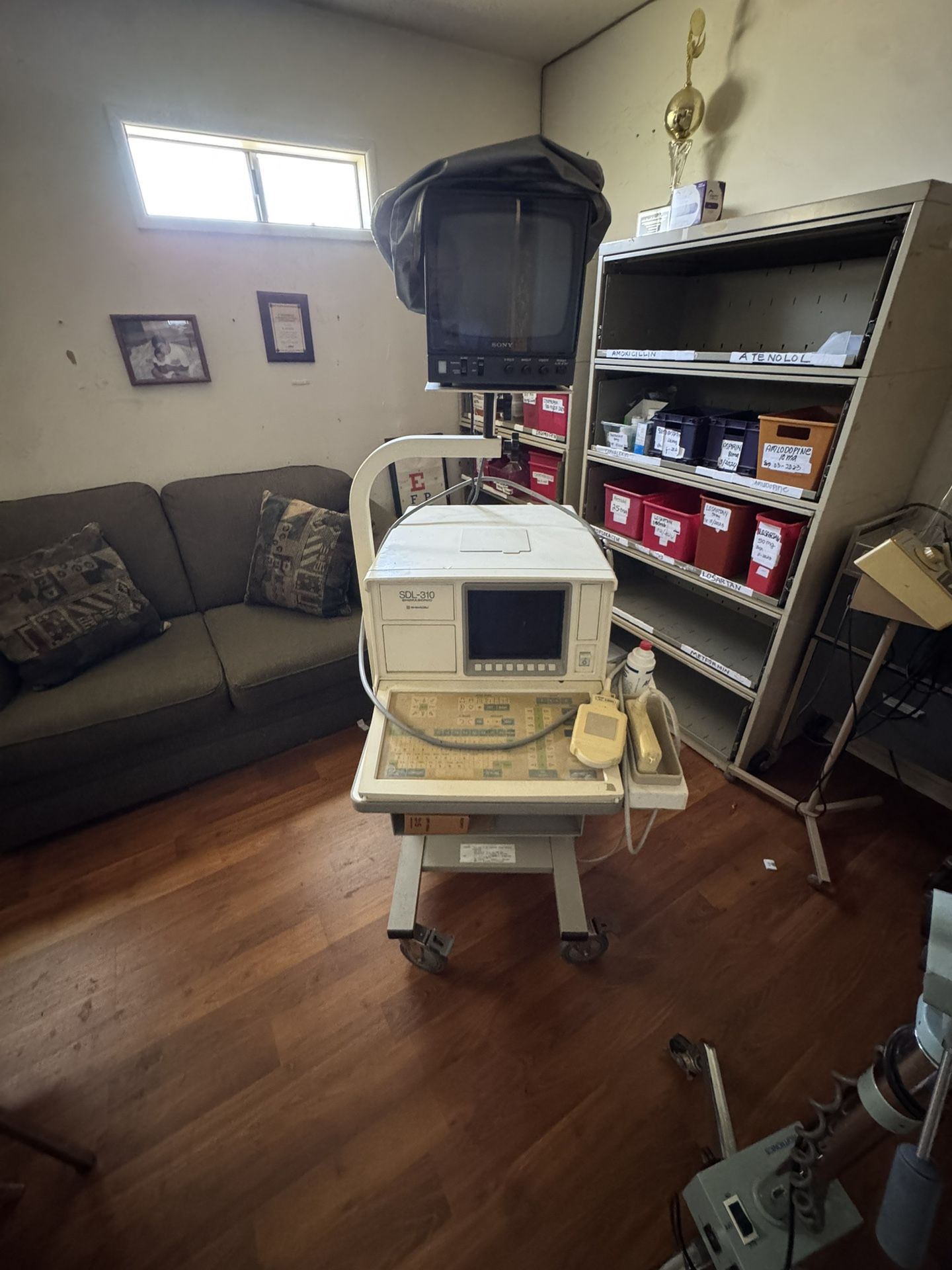 SHIMADZU SHIMASONIC SDL-310 OB/GYN ULTRASOUND DIAGNOSTIC IMAGING PATIENT MONTIOR