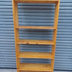 Like New,  Adjustable Wooden Shelves 