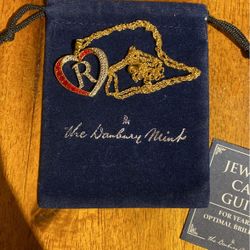 The Danbury Mint Gold Necklace 