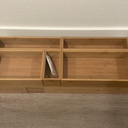 Bamboo Utensils Drawer Divider