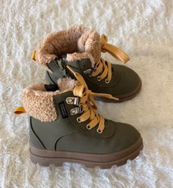 Kids Waterproof Lace Up Winter Boots