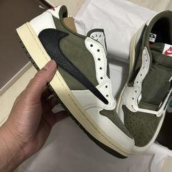 Jordan 1 Low Travis Scott DS Size 10 Men With Proof Of Purchased From SNKRS!