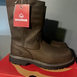 Wolverine Men's Floorhand Waterproof 10" Steel Toe Work Boot