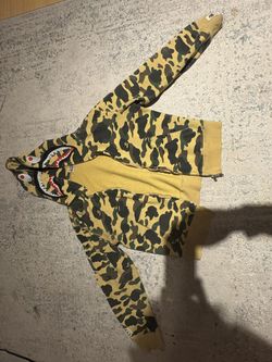 Bape Camouflage Zip Up Hoodie