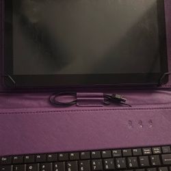 Tablet With Keyboard Case