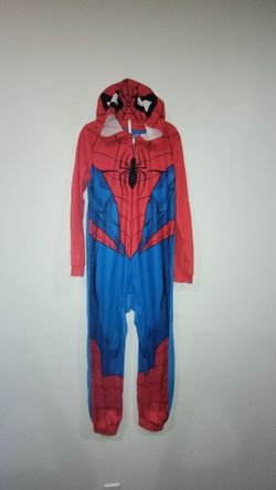 Spiderman pajamas Pj's onsie boys Size 10/12 Cash Only
