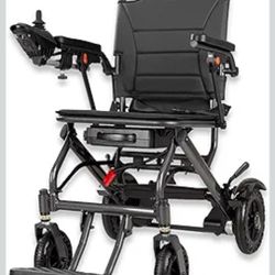 Lightweight Electric Wheelchair for Adults – Foldable Portable Design, Long-Range Motorized Power, Compact Intelligent Ultra-Light Stylish, Travel Fri