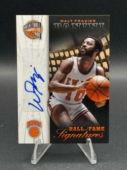 2013-14 Panini Hall of Fame Signatures #21 Walt Frazier Auto