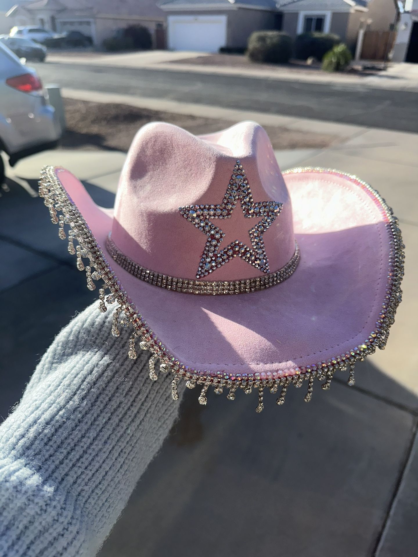Handmade Rhinestone Cowboy Hat