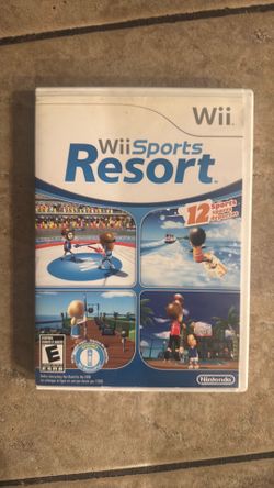 Wii sports resort!
