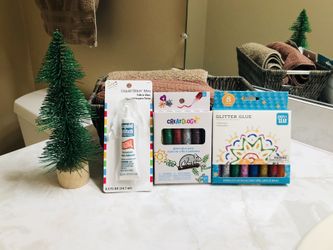 Christmas Craft Glitter/Glue Bundle